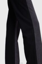 Esprit 90s high-rise straight leg workwear jeans Women Black Medium Wash Denim P0D0X365 - Image 3