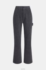 Esprit 90s high-rise straight leg workwear jeans Women Black Medium Wash Denim P0D0X365 - Image 4