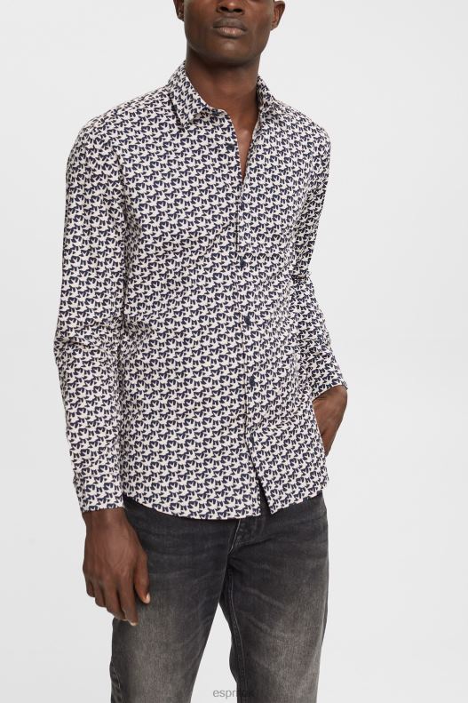 esprit_all_over_print_shirt_men_navy_shirts_p0d0x881.jpg Esprit All-over print shirt Men Navy Shirts P0D0X881 - Image 1
