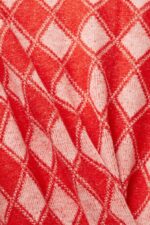 Esprit Argyle Cardigan Women White Sweaters P0D0X86 - Image 4