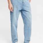 Esprit Balloon fit jeans Men Blue Light Wash Denim P0D0X847
