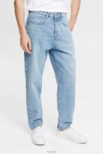 Esprit Balloon fit jeans Men Blue Light Wash Denim P0D0X847