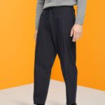 Esprit Balloon fit trousers Men Black Trousers & Pants P0D0X837