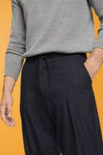 Esprit Balloon fit trousers Men Black Trousers & Pants P0D0X837 - Image 3