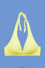 Esprit Beach Tops Wireless Women Lime Yellow Swim P0D0X47 - Image 4