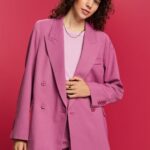Esprit Blazers Woven Women Violet Coats P0D0X133