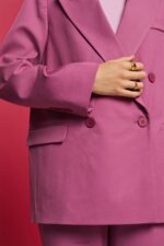 Esprit Blazers Woven Women Violet Coats P0D0X133 - Image 3