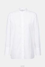 Esprit Blouse with round neck, organic cotton Women Black Blouses P0D0X334 - Image 5
