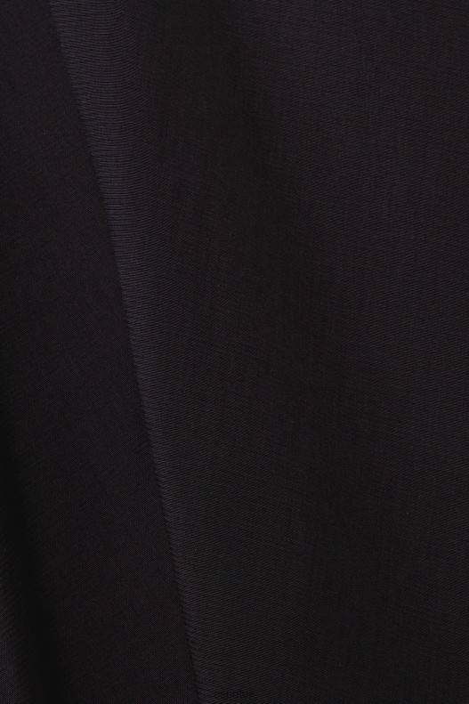 Esprit Blouse with smocked details, LENZING ECOVERO Women Black Blouses P0D0X370 - Image 4