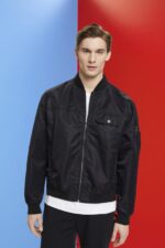Esprit Bomber jacket Men Black Jackets P0D0X676