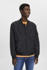 Esprit Bomber-style jacket Men Black Jackets P0D0X766