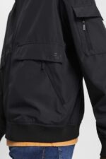 Esprit Bomber-style jacket Men Black Jackets P0D0X766 - Image 3