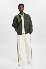 Esprit Bomber-style jacket Men Dark Khaki Jackets P0D0X767 - Image 2