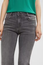 Esprit Bootcut stretch jeans Women Grey Medium Wash Denim P0D0X551 - Image 3