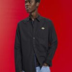 Esprit Button-down cotton shirt Men Black Shirts P0D0X658