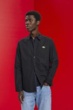 Esprit Button-down cotton shirt Men Black Shirts P0D0X658