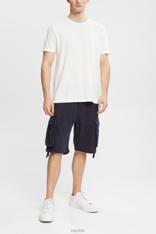 Esprit Cargo shorts made of sustainable cotton Men Navy Shorts P0D0X846 - Image 2
