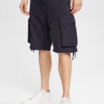 Esprit Cargo shorts made of sustainable cotton Men Navy Shorts P0D0X846