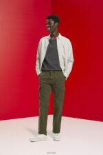 Esprit Cargo trousers Men Dark Khaki Trousers & Pants P0D0X730 - Image 2