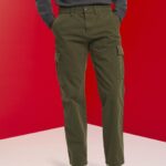 Esprit Cargo trousers Men Dark Khaki Trousers & Pants P0D0X730