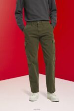 Esprit Cargo trousers Men Dark Khaki Trousers & Pants P0D0X730