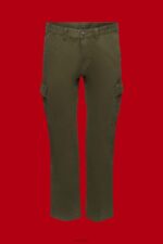 Esprit Cargo trousers Men Dark Khaki Trousers & Pants P0D0X730 - Image 5