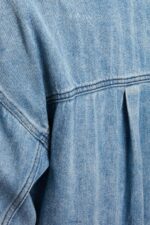 Esprit Casual denim shirt Women Blue Light Wash Shirts P0D0X485 - Image 3