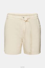 Esprit Casual shorts with elasticated waistband Women Pastel Pink Shorts P0D0X299 - Image 5