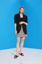 Esprit Check mini skirt Women Ice Skirts P0D0X484 - Image 2