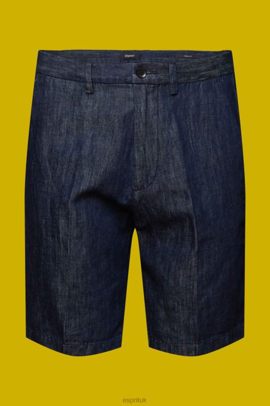 Esprit Chino shorts in a jeans look Men Blue Black Shorts P0D0X614 - Image 5