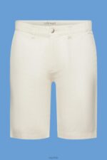 Esprit Chino-style shorts Men Cream Beige Shorts P0D0X750 - Image 5