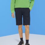 Esprit Chino-style shorts Men Navy Shorts P0D0X751