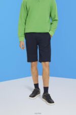 Esprit Chino-style shorts Men Navy Shorts P0D0X751