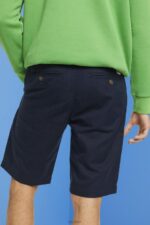 Esprit Chino-style shorts Men Navy Shorts P0D0X751 - Image 3