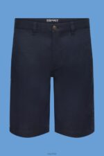 Esprit Chino-style shorts Men Navy Shorts P0D0X751 - Image 5