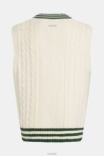 Esprit College sweater vest Men Emerald Green Sweaters P0D0X811 - Image 5