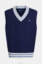 Esprit College sweater vest Men Ink Sweaters P0D0X812 - Image 4