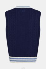 Esprit College sweater vest Men Ink Sweaters P0D0X812 - Image 5
