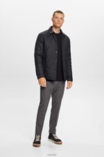 Esprit Cotton Crewneck Sweatshirt Men Black Sweatshirts & Hoodies P0D0X578 - Image 2