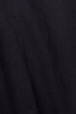 Esprit Cotton crewneck t-shirt Women Black T-Shirts P0D0X454 - Image 4