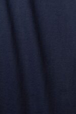 Esprit Cotton crewneck t-shirt Women Navy T-Shirts P0D0X459 - Image 4