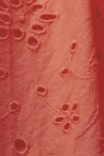 Esprit Cotton lace dress Women Coral Orange Dresses P0D0X192 - Image 4