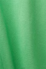 Esprit Cotton Mesh Polo Shirt Men Green Polos P0D0X569 - Image 4
