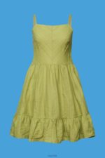 Esprit Cotton mini dress Women White Dresses P0D0X42 - Image 5
