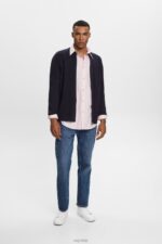 Esprit Cotton Poplin Shirt Men Old Pink Shirts P0D0X577 - Image 2
