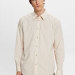 Esprit Cotton Poplin Shirt Men Sand Shirts P0D0X574