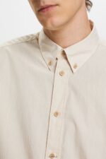 Esprit Cotton Poplin Shirt Men Sand Shirts P0D0X574 - Image 3