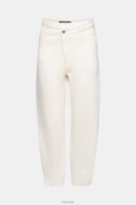 Esprit Cropped Banana trousers Women Ice Trousers & Pants P0D0X362 - Image 5