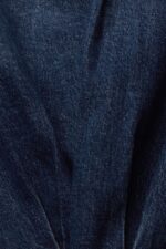 Esprit Cropped denim jacket Women Blue Medium Wash Jackets P0D0X550 - Image 4