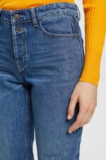Esprit Cropped flared stretch jeans Women Blue Medium Wash Denim P0D0X451 - Image 3